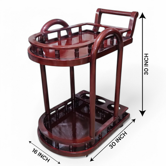 Bar Trolley with Wheels