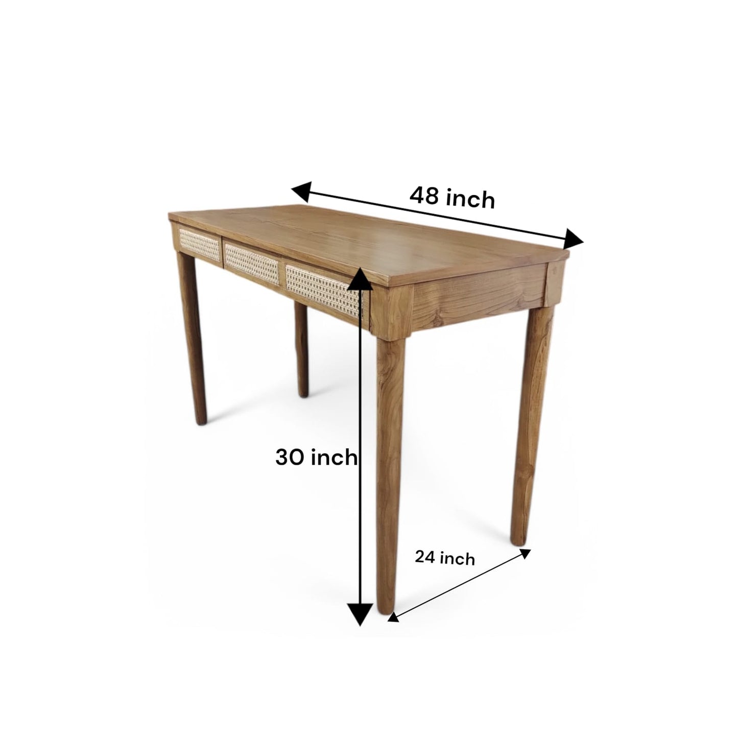 Study Table natural teak colour