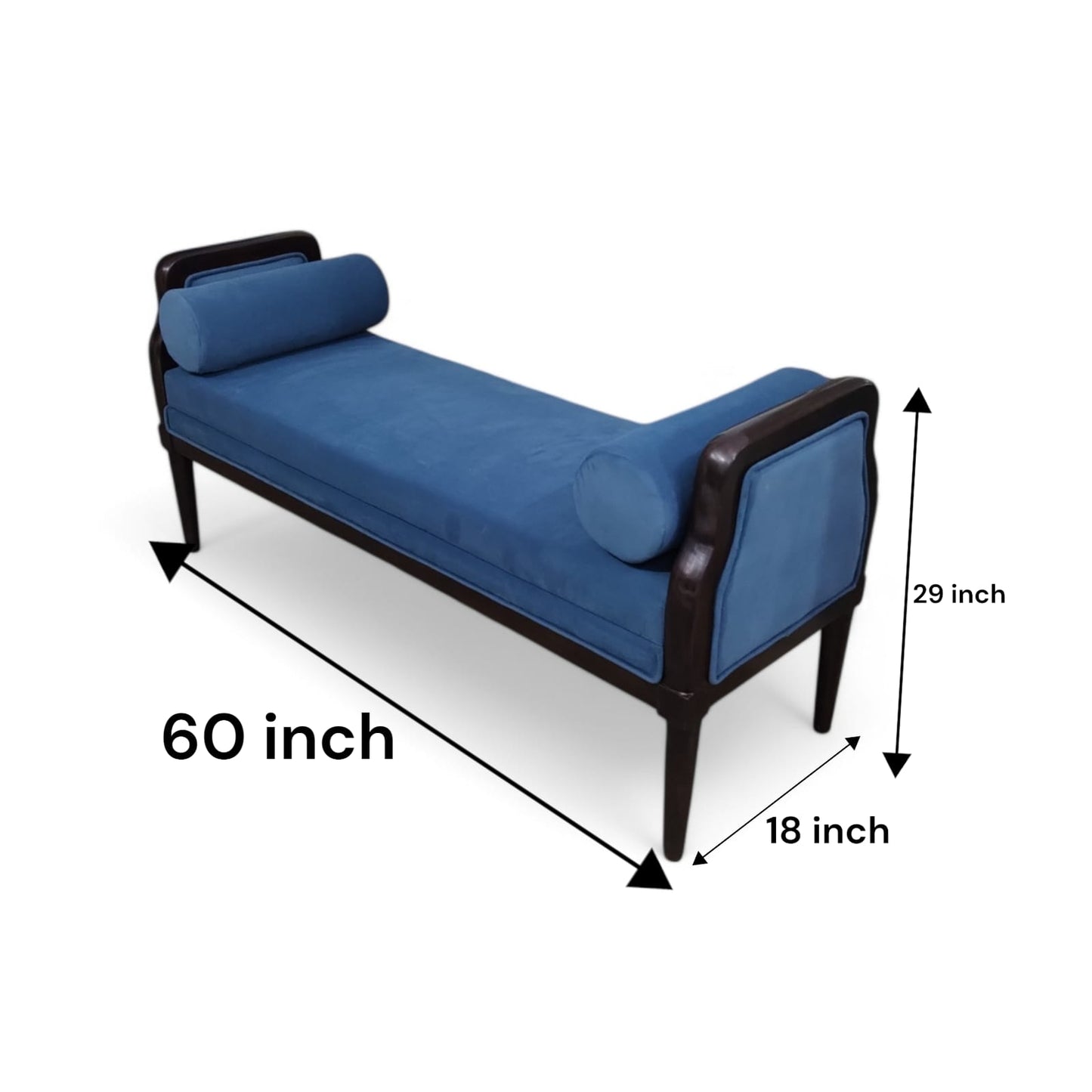 Modern Mid-Century Chaise Lounge