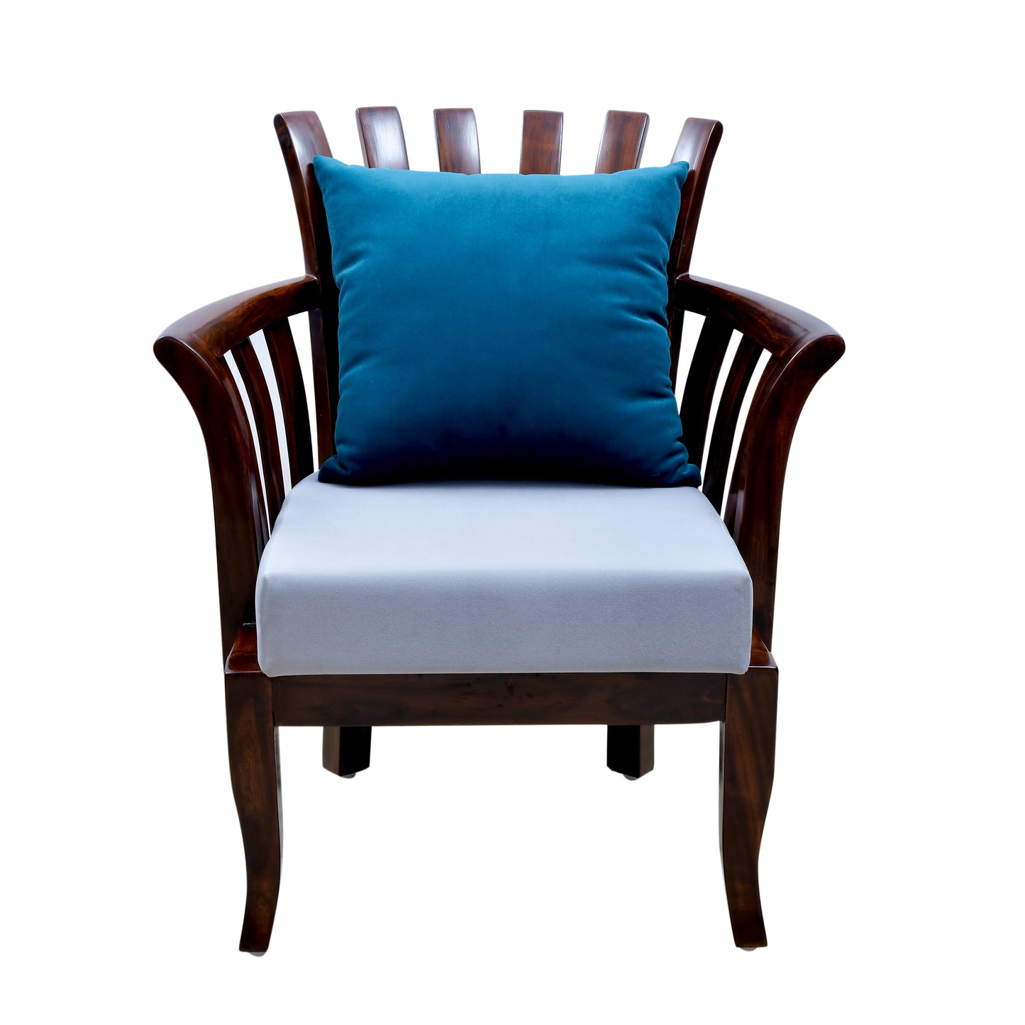 lumber casa Solid Wood Living Room Chair (Finish Color - Walnut (Antique finish), Pre-assembled)