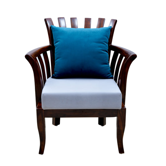 lumber casa Solid Wood Living Room Chair (Finish Color - Walnut (Antique finish), Pre-assembled)