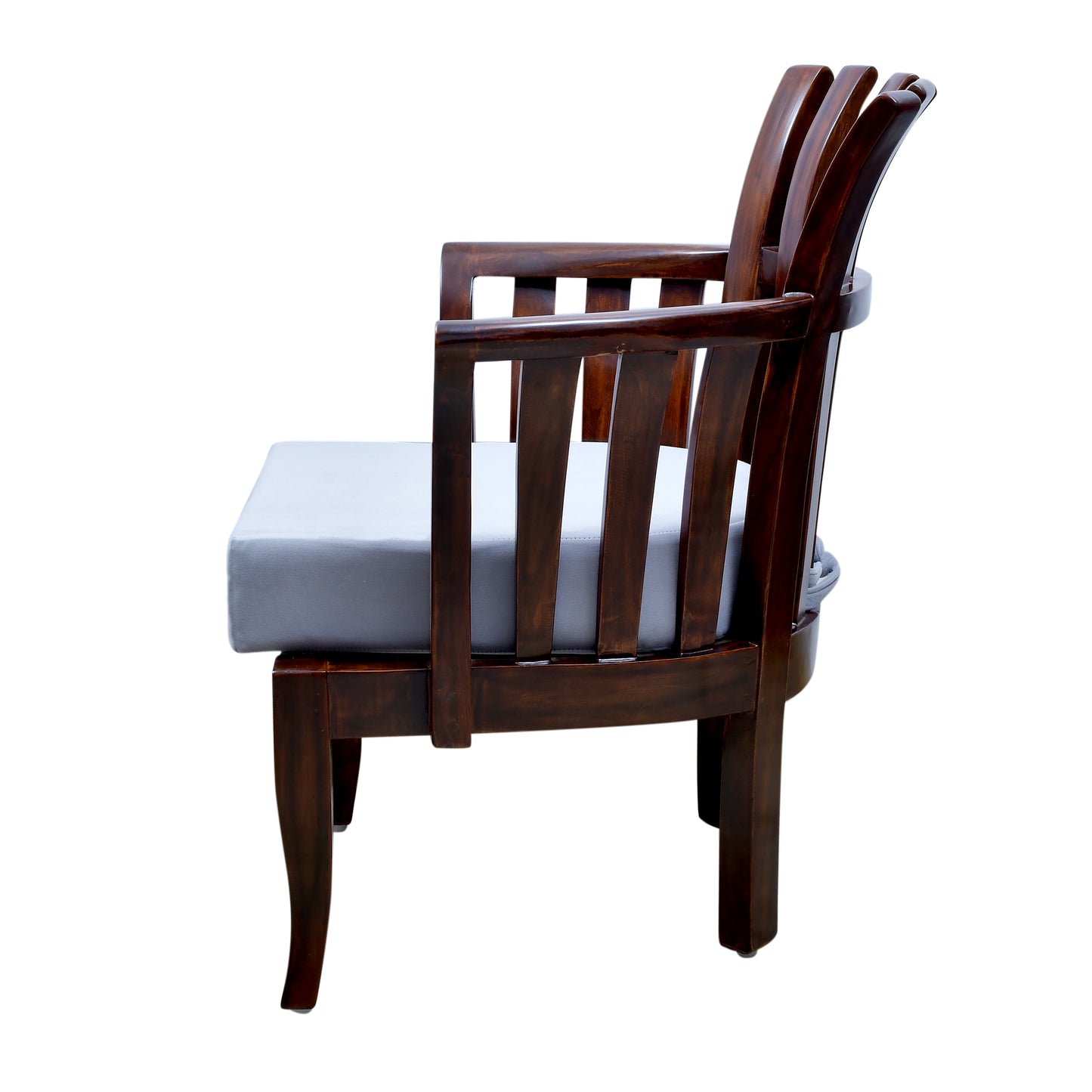 lumber casa Solid Wood Living Room Chair (Finish Color - Walnut (Antique finish), Pre-assembled)