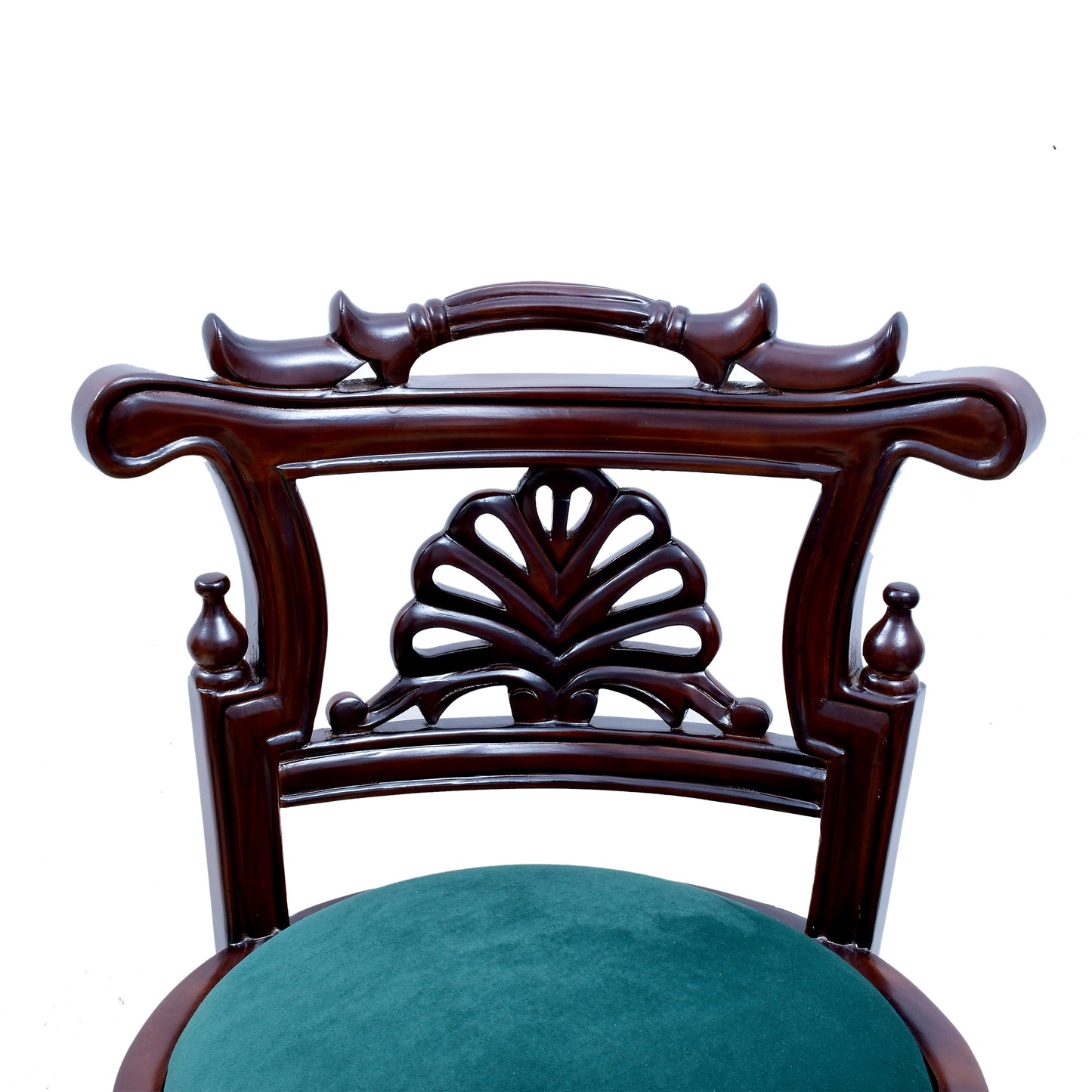 lumber casa Solid Wood Bar Chair (Finish Color - Walnut, Pre-assembled)