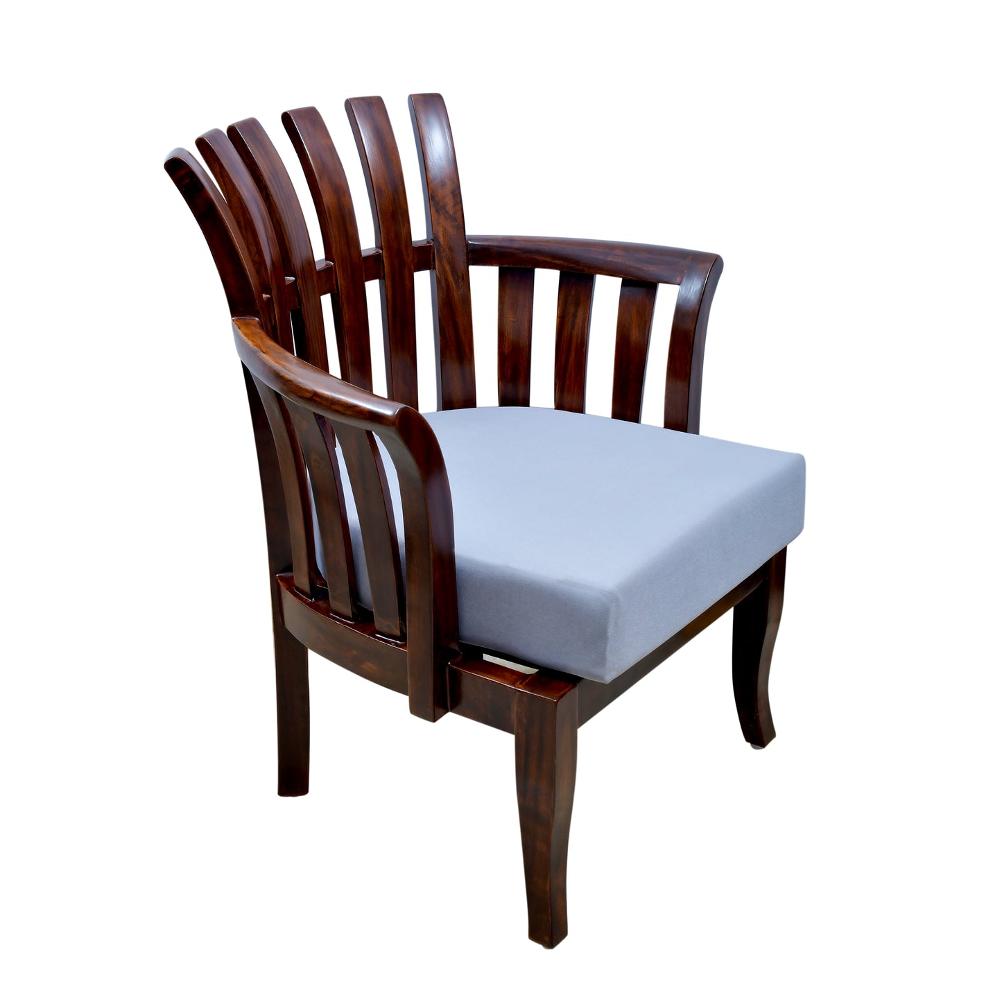lumber casa Solid Wood Living Room Chair (Finish Color - Walnut (Antique finish), Pre-assembled)