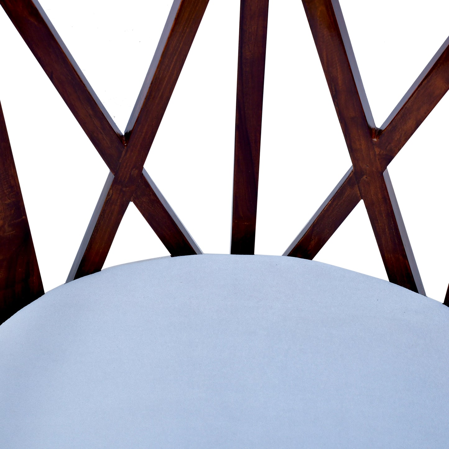 lUMBER CASA PREMINM QUALITY TEAK WOOD SOLID WOOD LIVING ROOM CHAIR (Finish Color - Walnut GLOSSY (Antique finish), Pre-assembled)