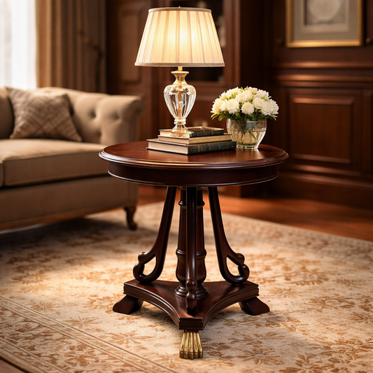 Lumber Casa Solid Wood Coffee Table/end Table Brown, Pre-Assembled