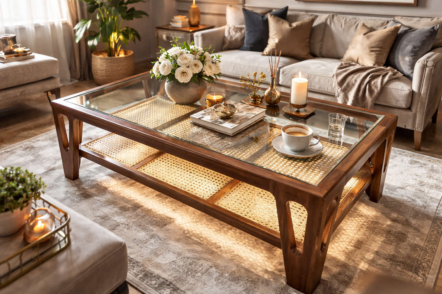 Solid Wood Coffee Centre Table