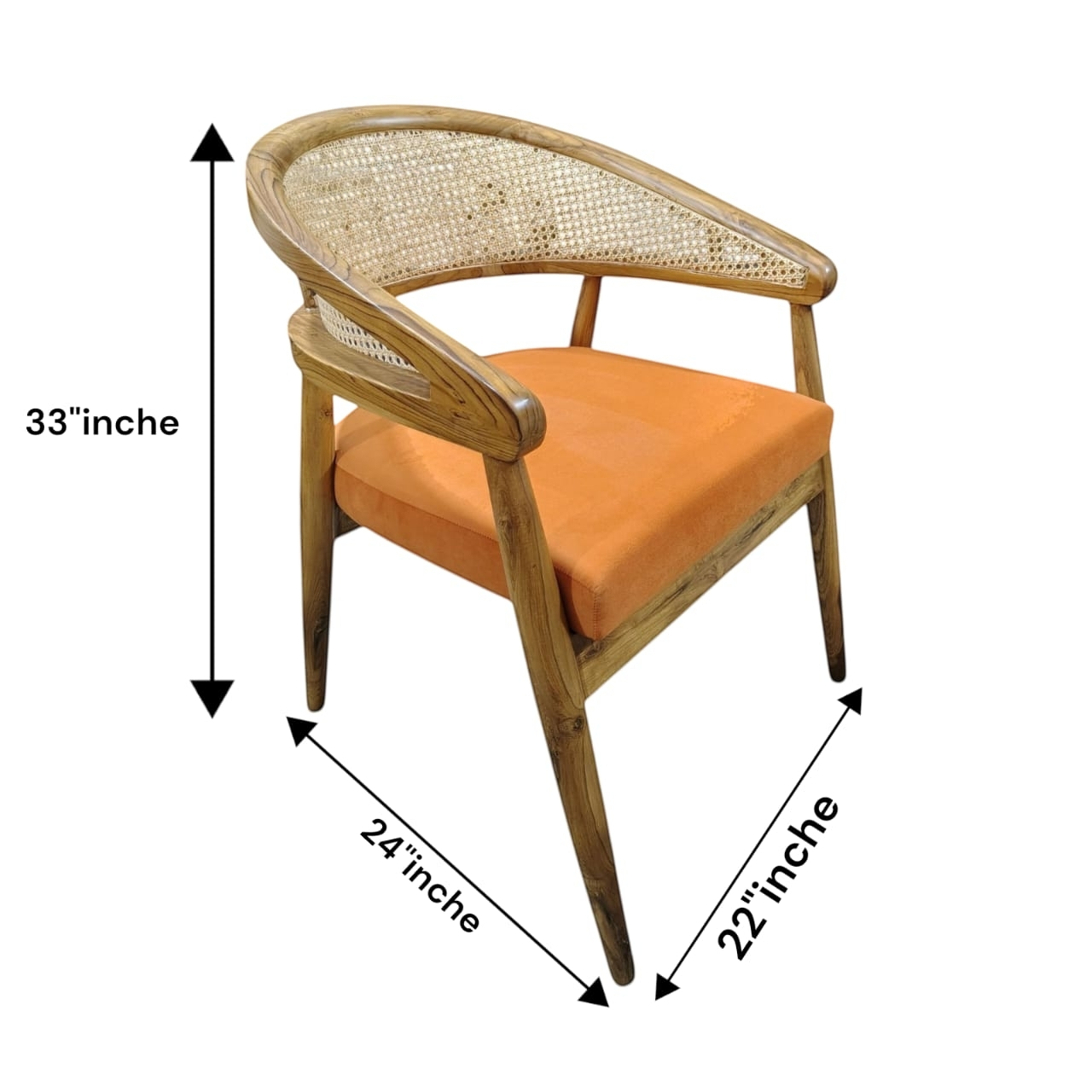 living room chair Solid Wood Living Room Chair (Finish Color - semi matt, Pre-assembled)