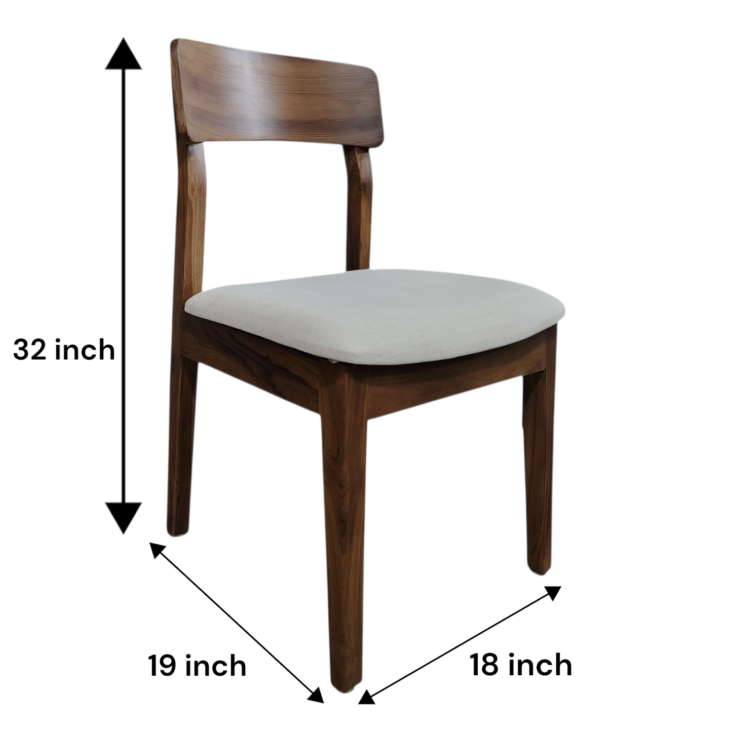 living room chair Solid Wood Living Room Chair (Finish Color - semi matt, Pre-assembled)