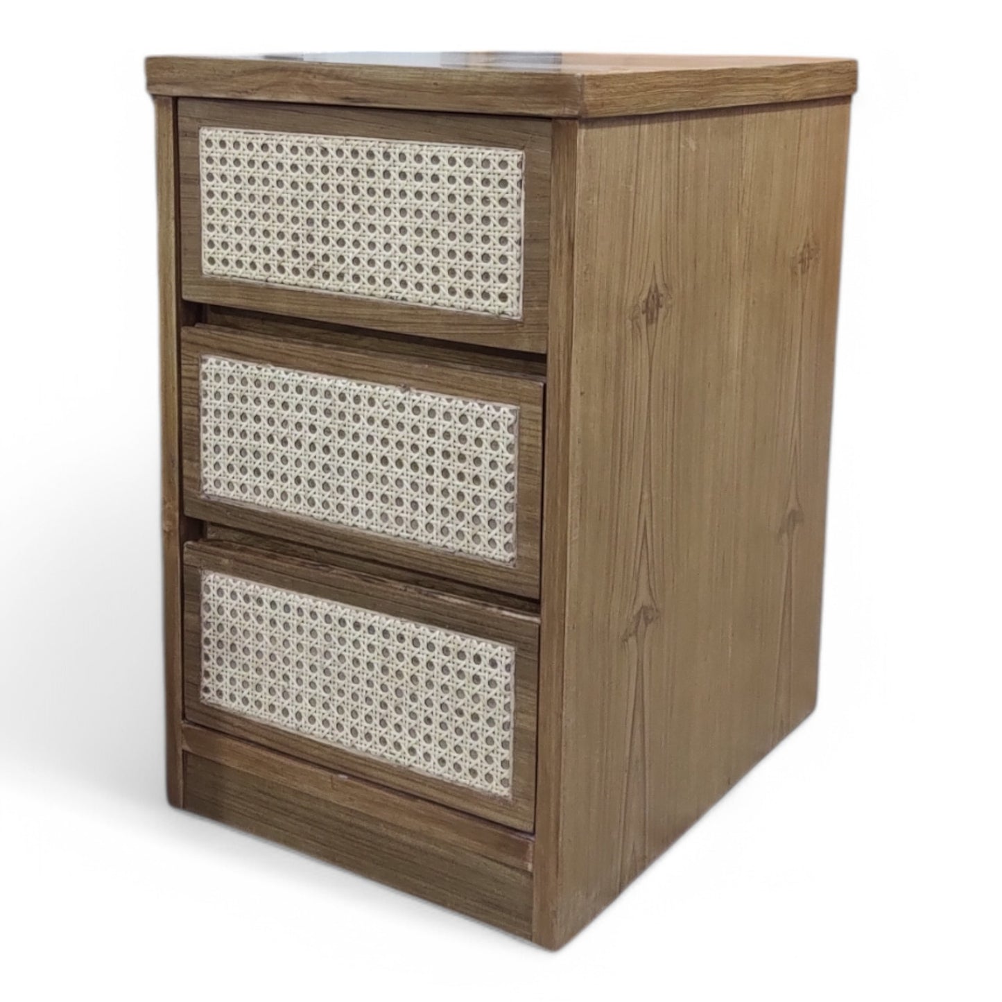 Lumber Casa Rattan Weave Storage Cabinet