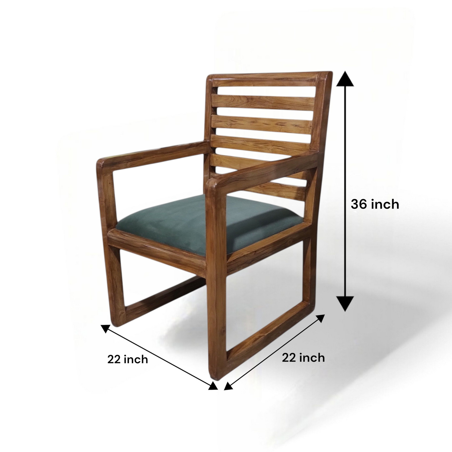 Lumber Casa Teak Wood Living Room Chair