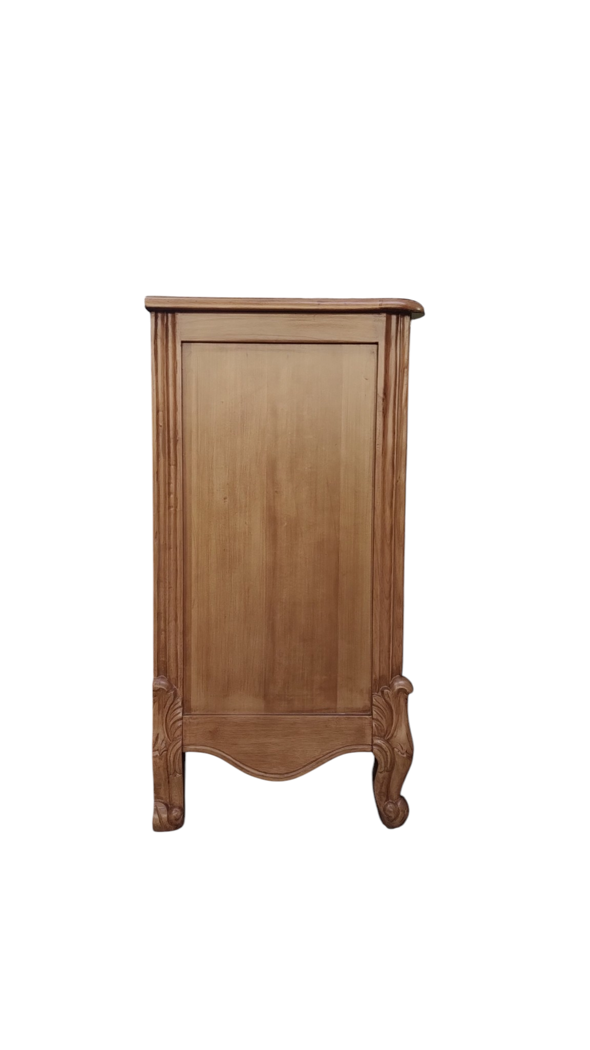 Lumber Casa 3-Drawer rubber Wood chest of drawers  (Finish Color - LIGHT WALNUT, Pre-assembled)