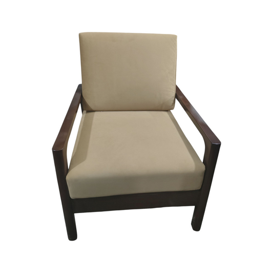 easy chair Solid Wood Living Room Chair (Finish Color - semi matt, Pre-assembled)