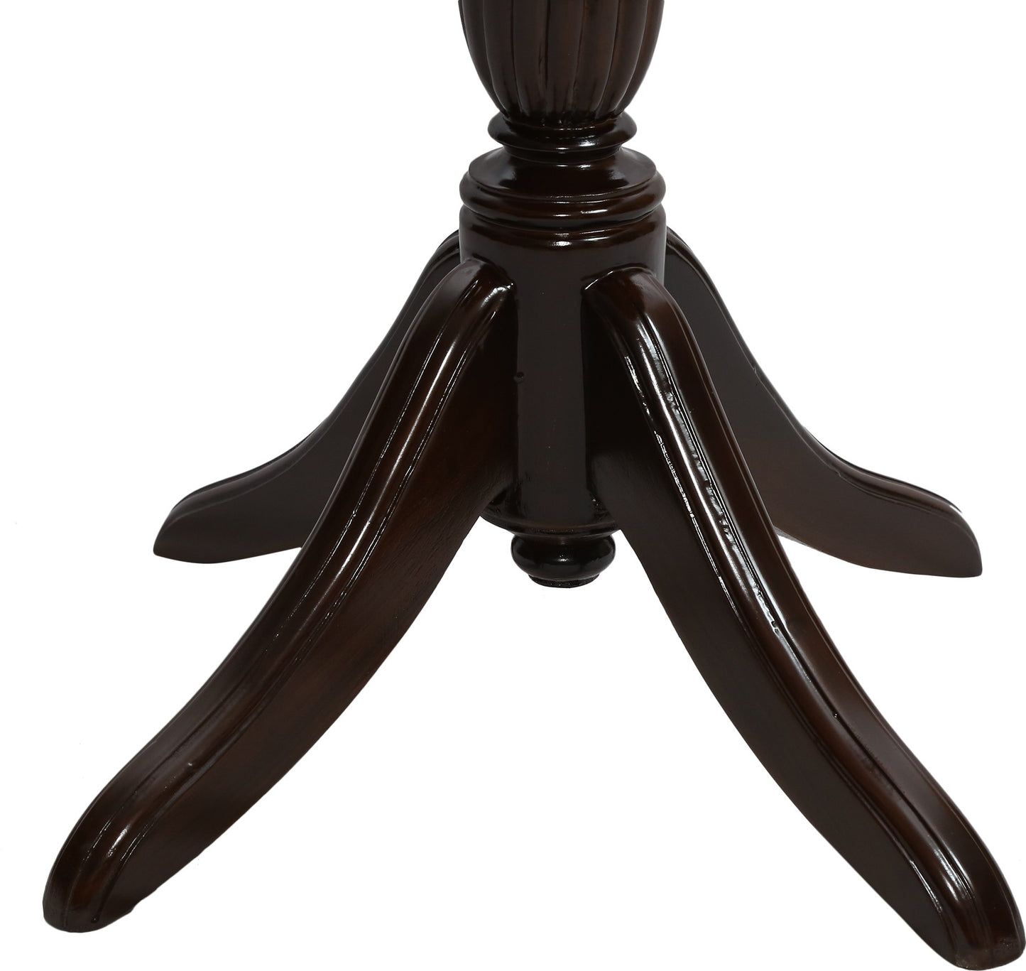 SOLID WOOD SIDE TABLE  (FINISH COLOUR - WALNUT , PRE-ASSEMBLED)